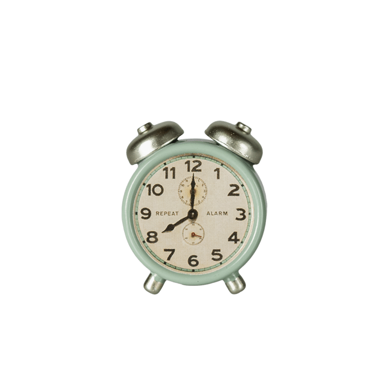 Petit réveil menthe pour souris maileg