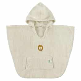 Poncho de bain Mr Lion Trixie Baby vue de face sur fond blanc