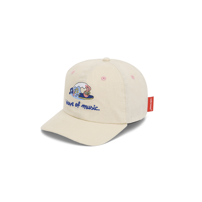 Casquette enfant en lin - Wave - Hello Hossy, vue de côté sur fond blanc