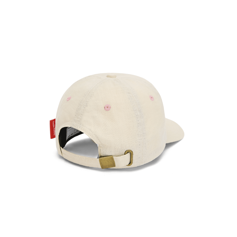 Casquette enfant en lin - Wave - Hello Hossy, vue de dos sur fond blanc