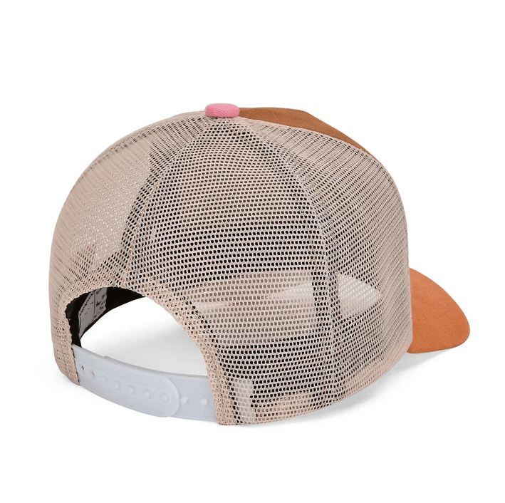 Casquette trucker maman Rubber Sienna – Hello Hossy - Vue de dos sur fond blanc