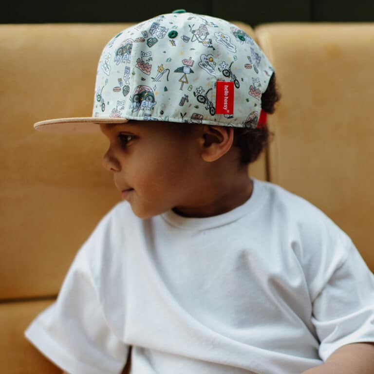 Casquette mountain ride pour enfant de la marque hello hossy