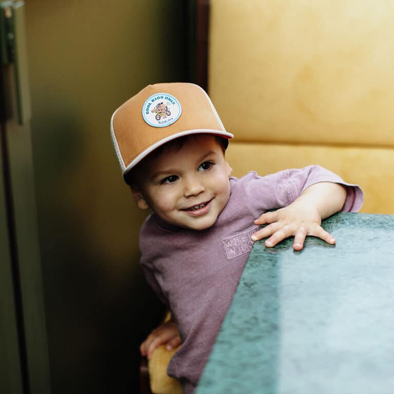 Casquette trucker patch biker hello hossy