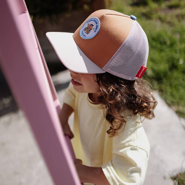 Casquette trucker patch biker hello hossy