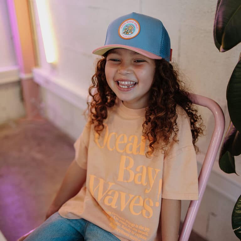 casquette patch fleet hello hossy pour enfant