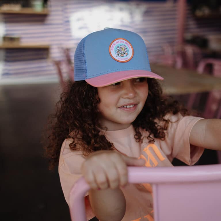 casquette patch fleet hello hossy pour enfant