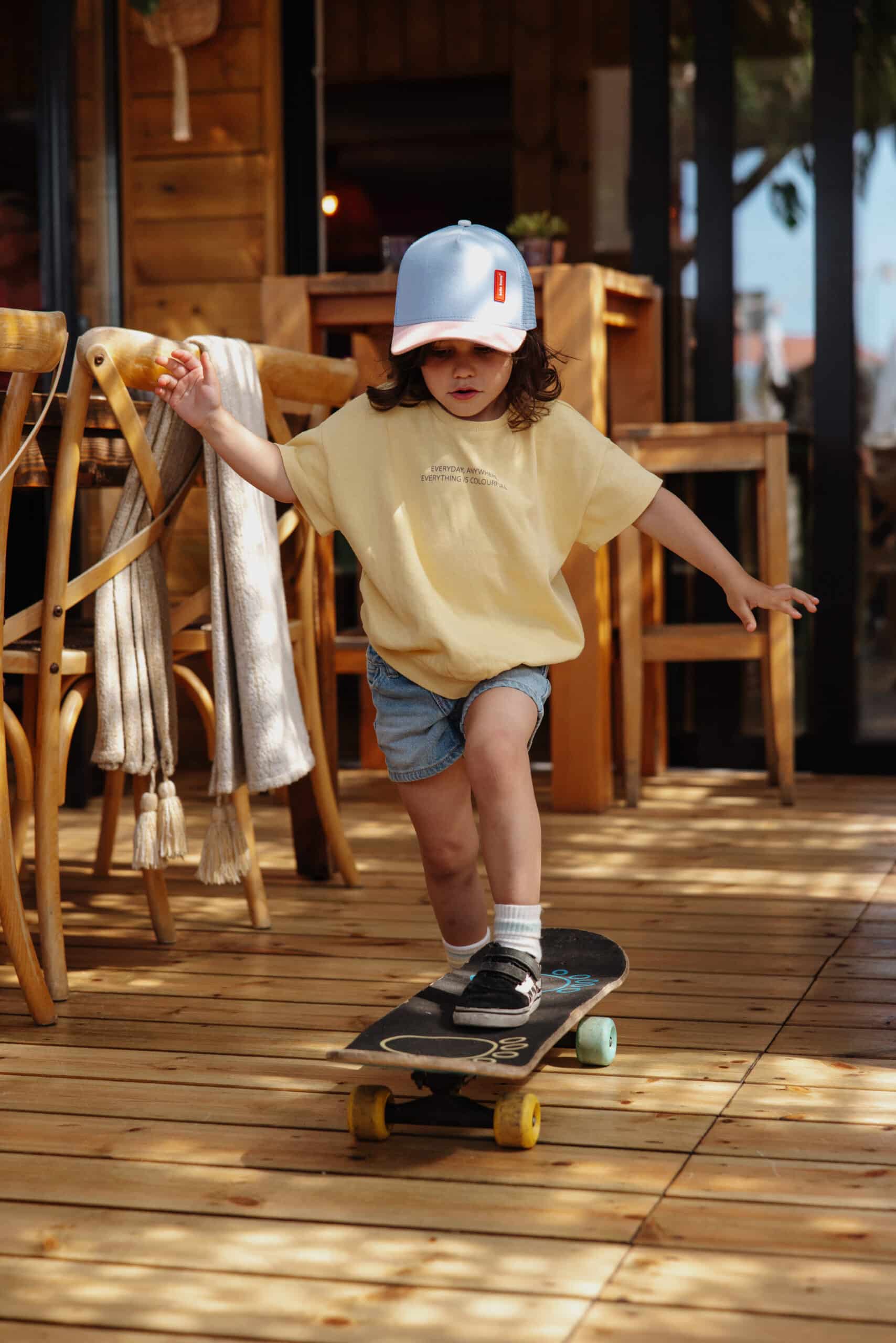 Casquette trucker enfant Rubber Hortensia – Hello Hossy - Ambiance