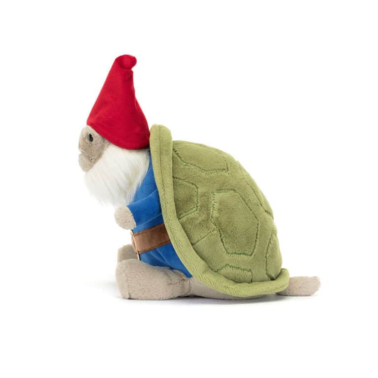 Doudou timmy la tortue gnome de jardin jellycat