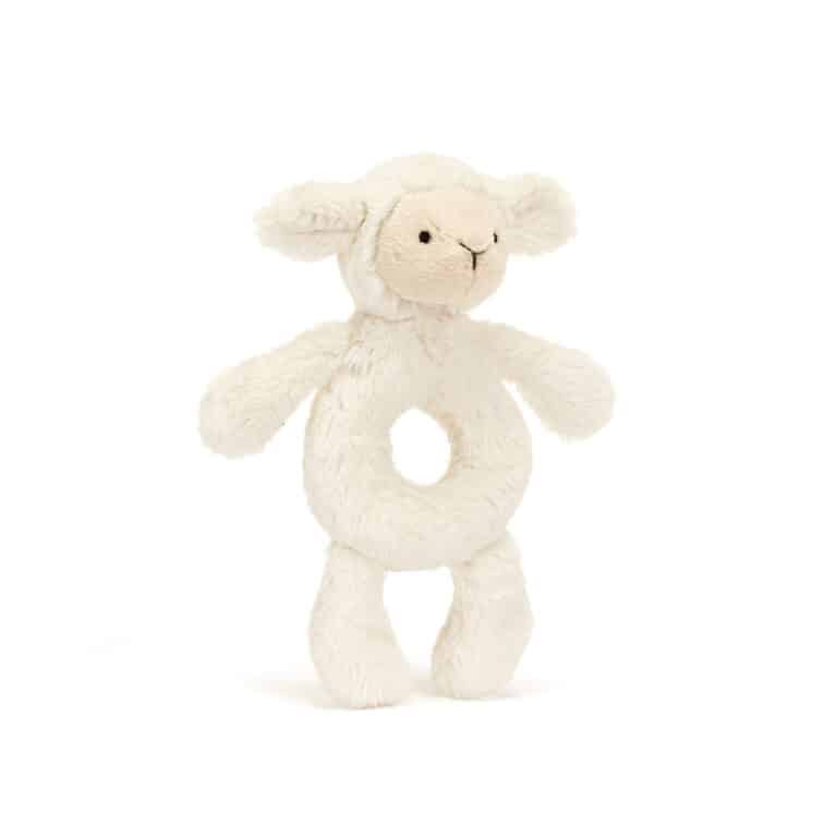 Hochet agneau blanc jellycat