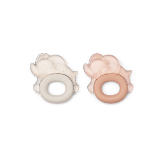 Lot de 2 anneaux de dentition réfrigérants éléphants Liewood, Little Marmaille à Vannes