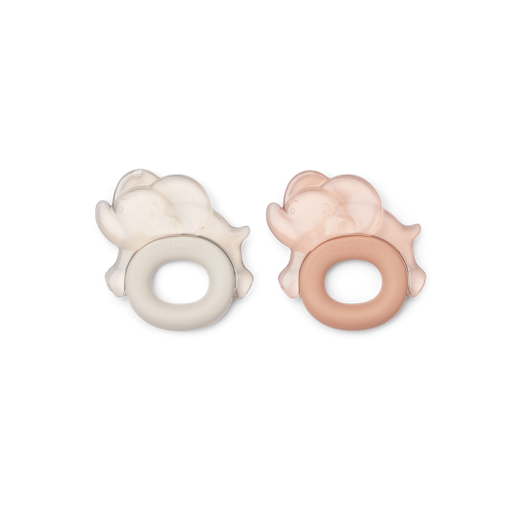 Lot de 2 anneaux de dentition réfrigérants éléphants Liewood, Little Marmaille à Vannes