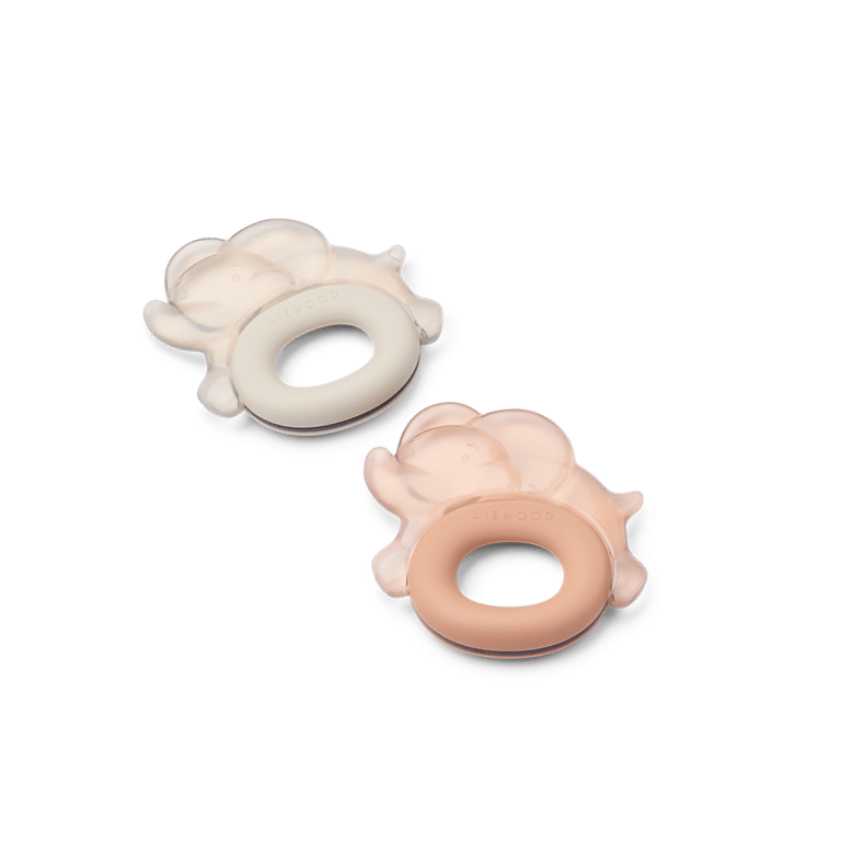 Lot de 2 anneaux de dentition réfrigérants éléphants Liewood, Little Marmaille à Vannes