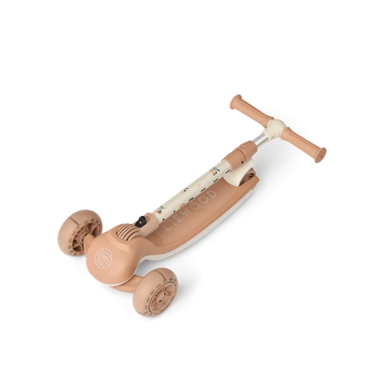 Trottinette 3 roues motif pêches Liewood | Magasin de jouets à Vannes