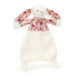 doudou jellycat pas cher blossom cream bunny berry comforter lapin creme bebe couverture douceur naissance peluche collection jellycat doudou plat enfant cadeau baby comforter soft toy