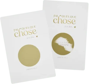 Cartes annonce grossesse à gratter