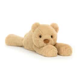 Doudou Ourson Smudge – Jellycat - Vu de face sur fond blanc