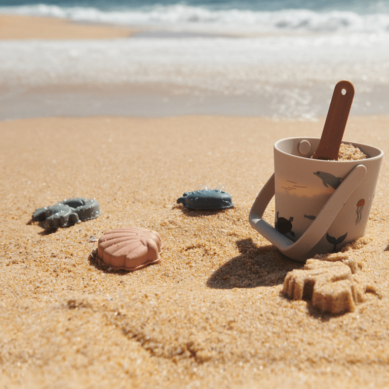 Ensemble de plage Gilma - Animaux marins - Sable - Liewood, vue d'ensemble ambiance