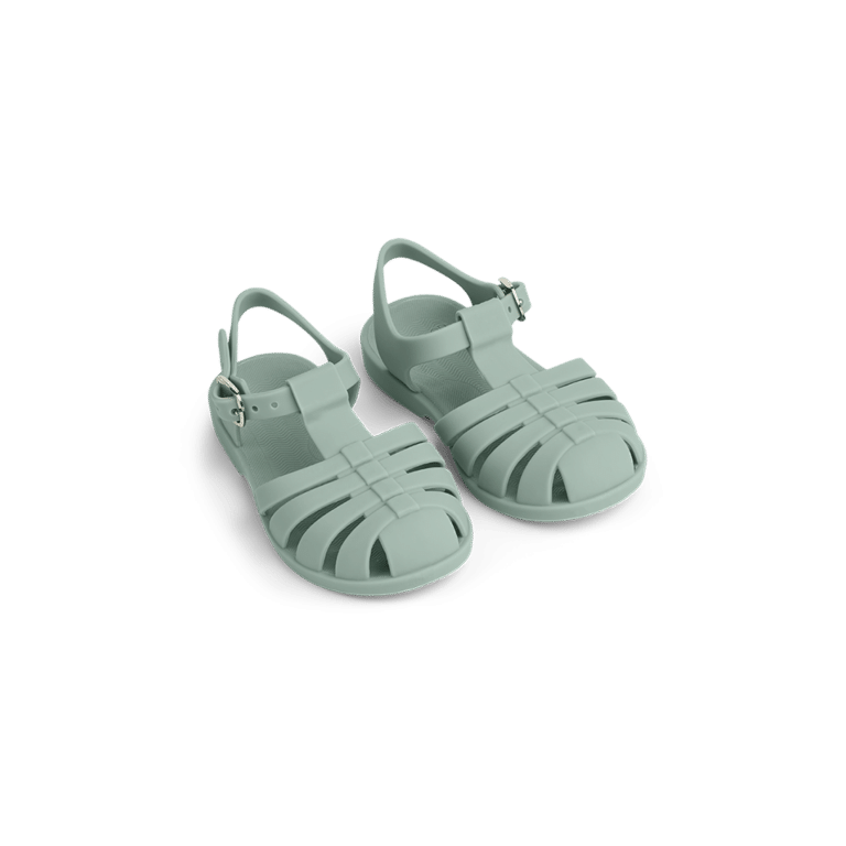 Sandales de plage – Peppermint - Liewood, vue de face sur fond blanc