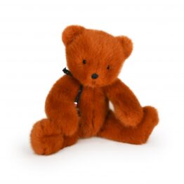 Peluche ours Sowen - Fauve - Maïlou - vu de face sur fond bland