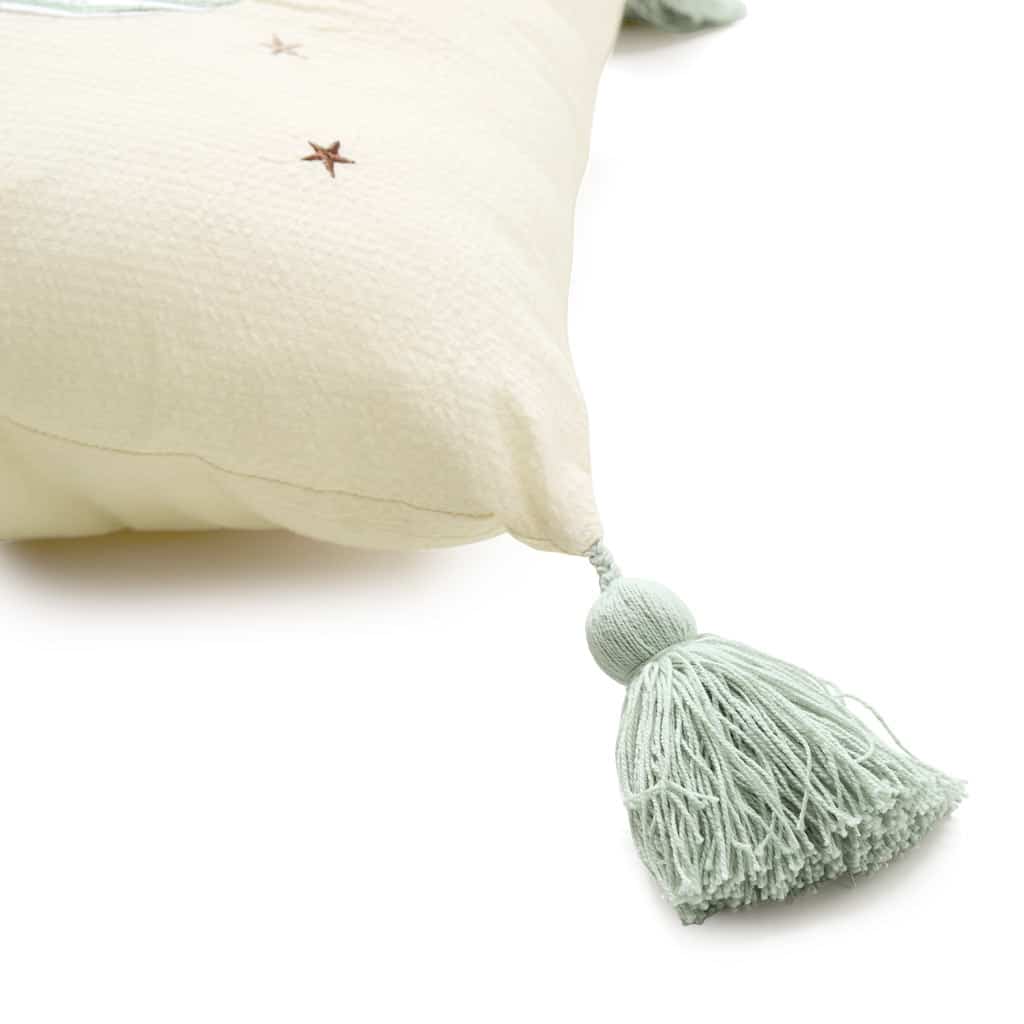 Coussin brodé Montgolfière – Cam Cam Copenhagen - Zoom