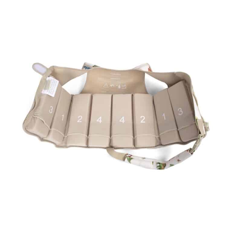 Gilet de natation dino beach filibabbba vue intérieur fond blanc
