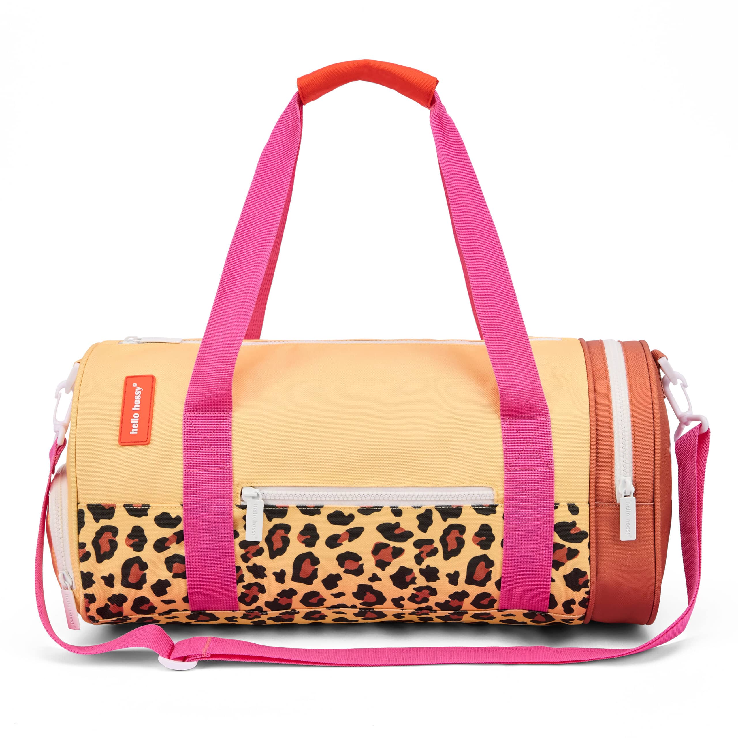 Sac de sport & weekend Léopard – Le modèle iconique pour les kids aventuriers - Vu de face sur fond blanc