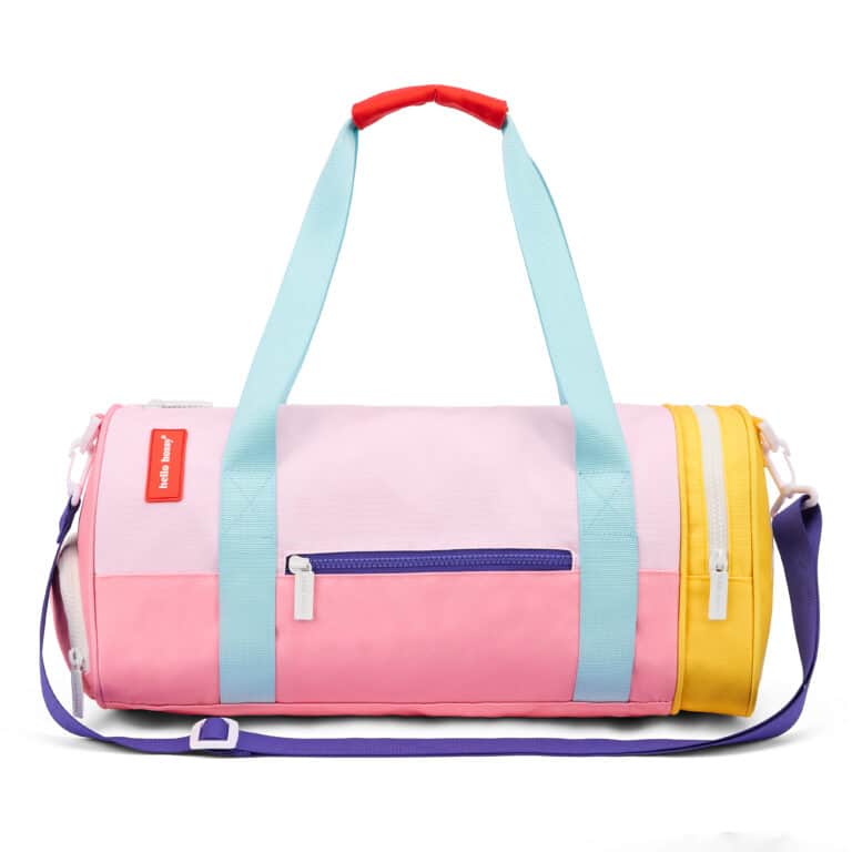 Sac de Sport Mini Bonbon – Hello Hossy - Vu de face sur fond blanc