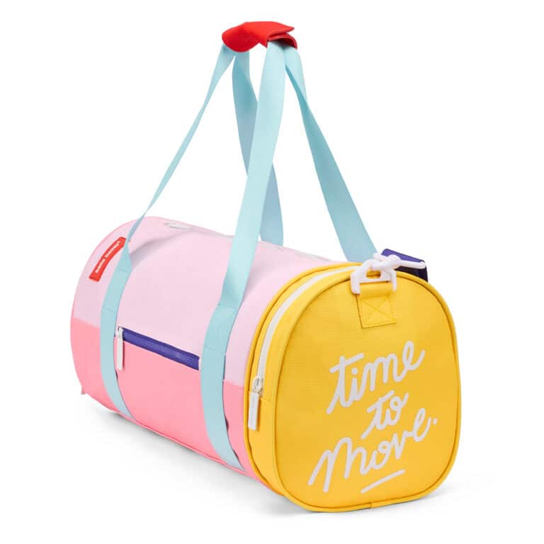 Sac de Sport Mini Bonbon – Hello Hossy - Vu de côté sur fond blanc