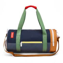 Sac de Sport Mini Marine – Hello Hossy - Vu de face sur fond blanc