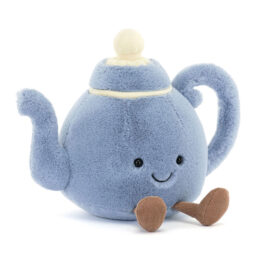 Doudou théière Vicky Amuseables - Jellycat - Vu de face sur fond blanc