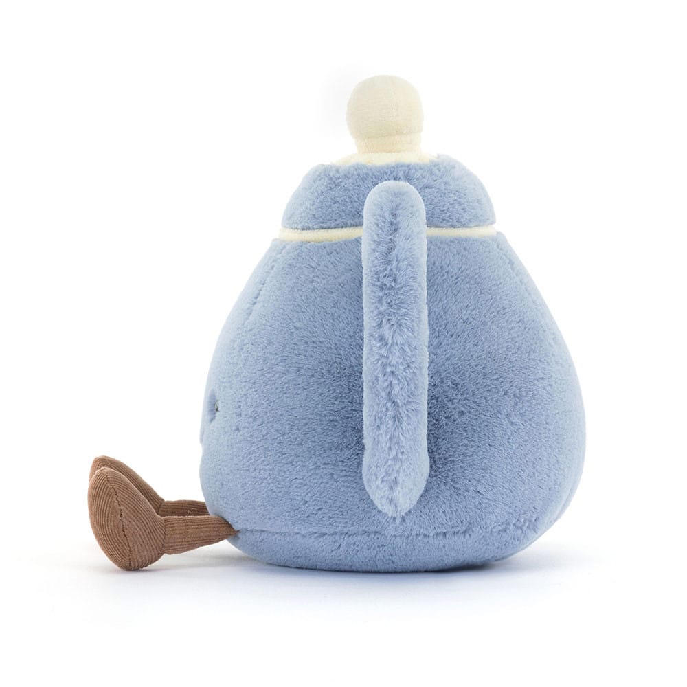 Doudou théière Vicky Amuseables - Jellycat - Vu de côté sur fond blanc