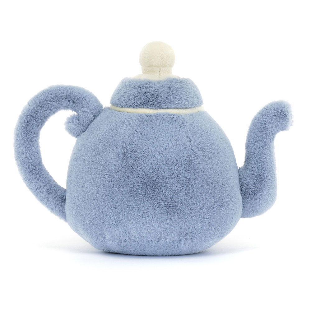 Doudou théière Vicky Amuseables - Jellycat - Vu de dos sur fond blanc