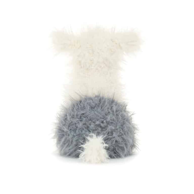 Doudou chien de Berger Ewert – Jellycat - Vu de dos sur fond blanc