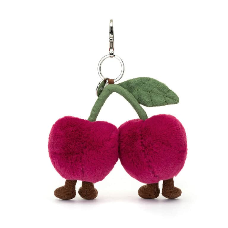 Porte-clé Amuseables Cerises – Jellycat - Vu de dos sur fond blanc