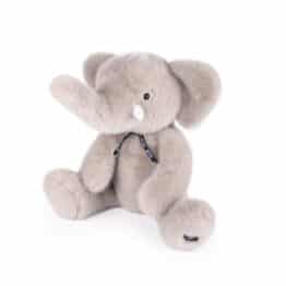 Peluche Elephant Sowen Gris Souris Mailou fond blanc