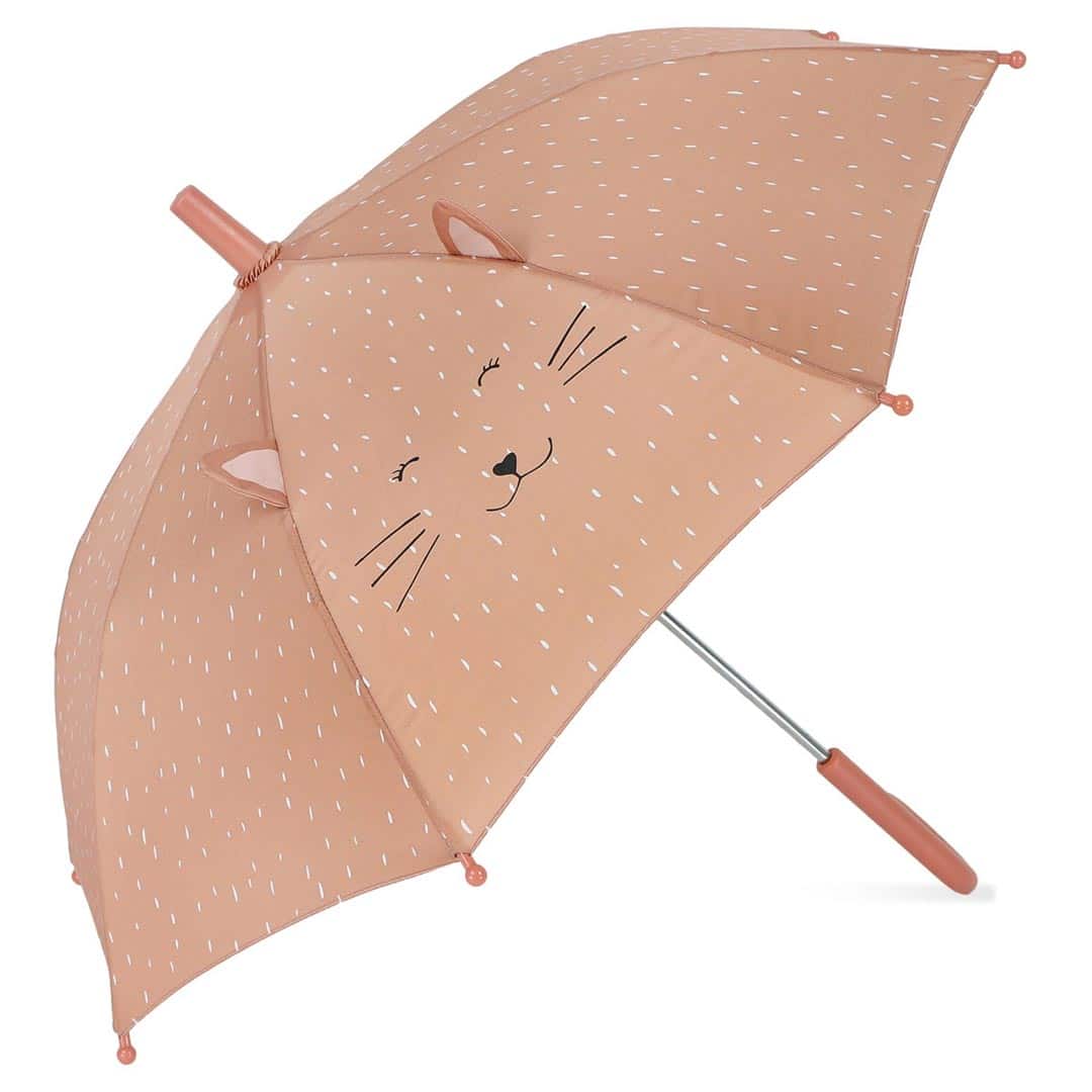 Parapluie Enfant – Mlle chat – Trixie Baby - Vue de face sur fond blanc