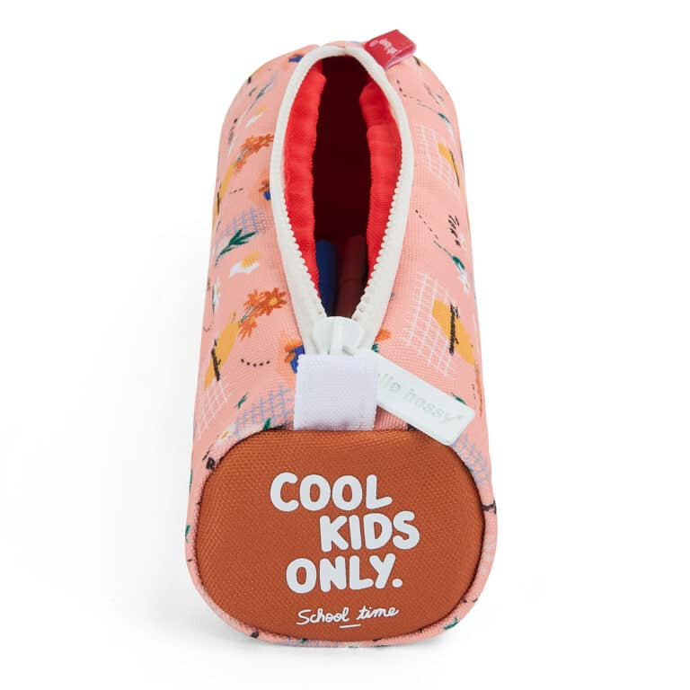 Trousse flore - Hello Hossy, vue de côté ouverte sur fond blanc