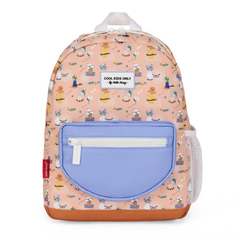 Sac à dos Flore - Hello Hossy, vue de face sur fond blanc