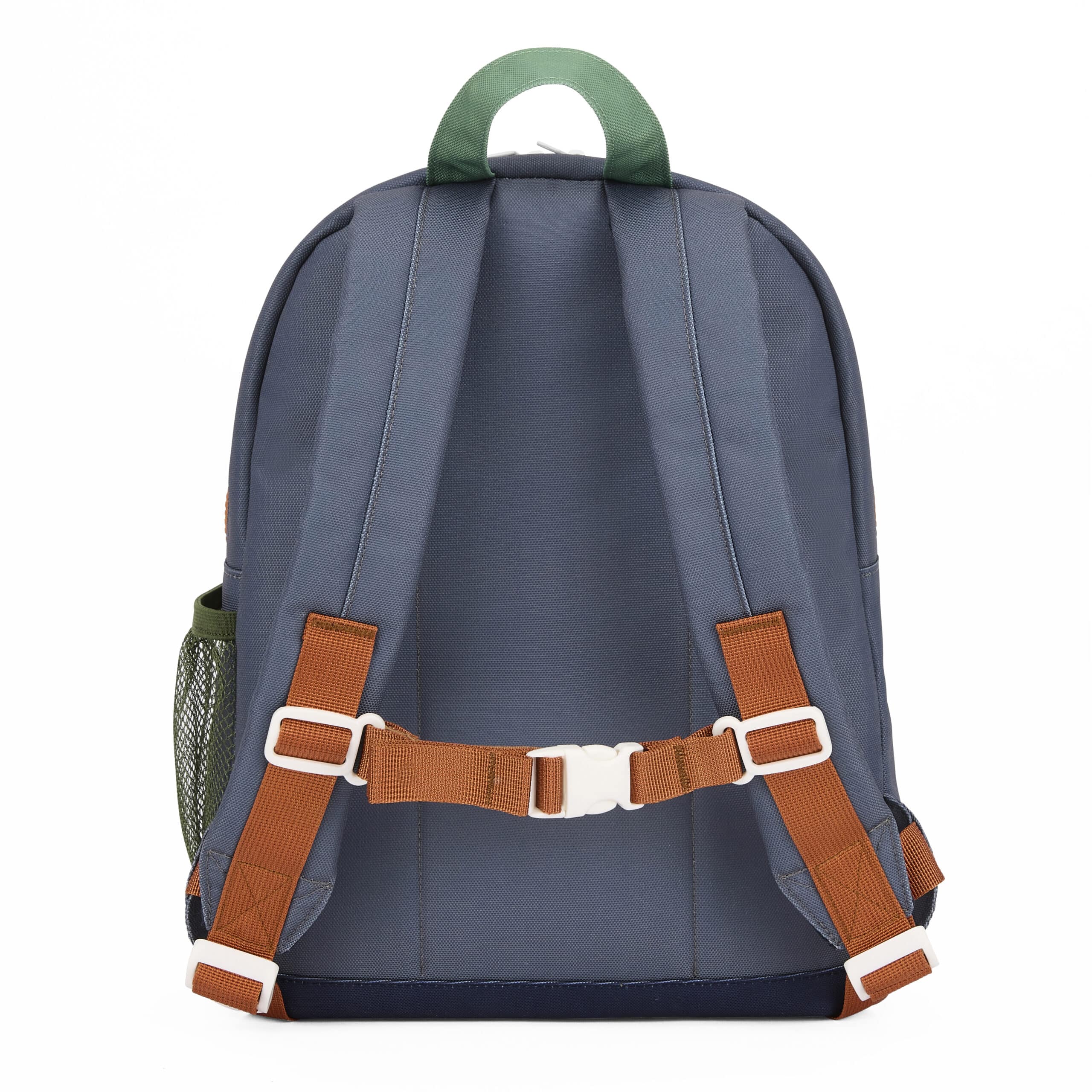 Sac à dos mini marine - Hello Hossy, vue de dos sur fond blanc