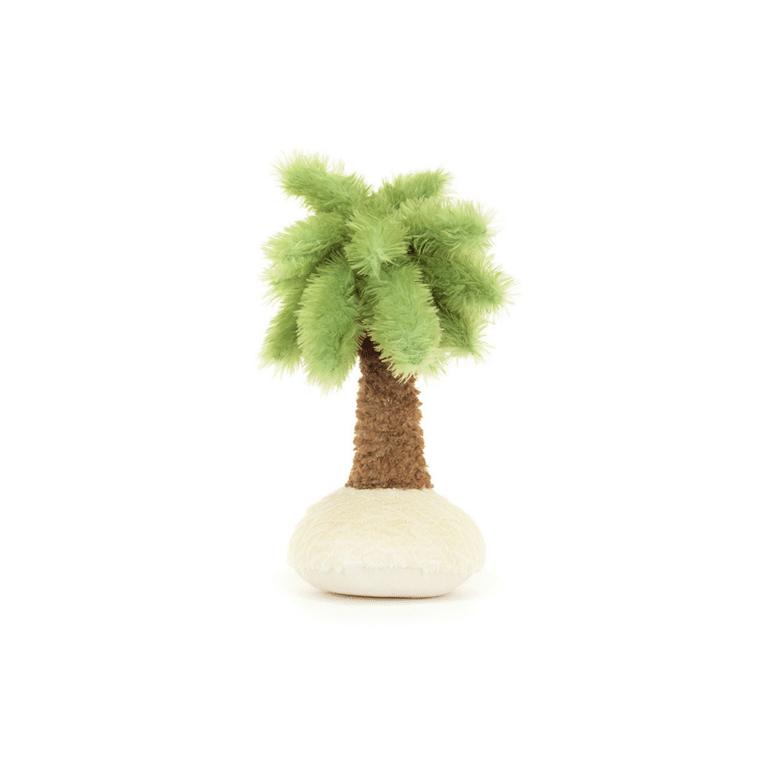 Doudou palmier Pammie Amuseables - Jellycat, vue de dos sur fond blanc