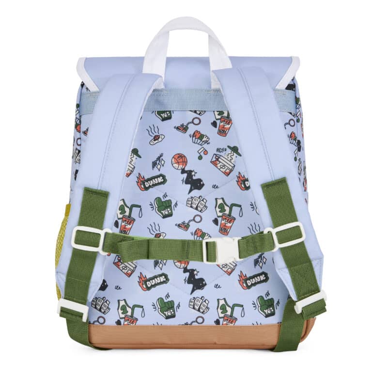 sac à dos dunk hello hossy de dos sur fond blanc