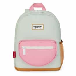Sac à dos hello hossy mini green vue de face sur fond blanc