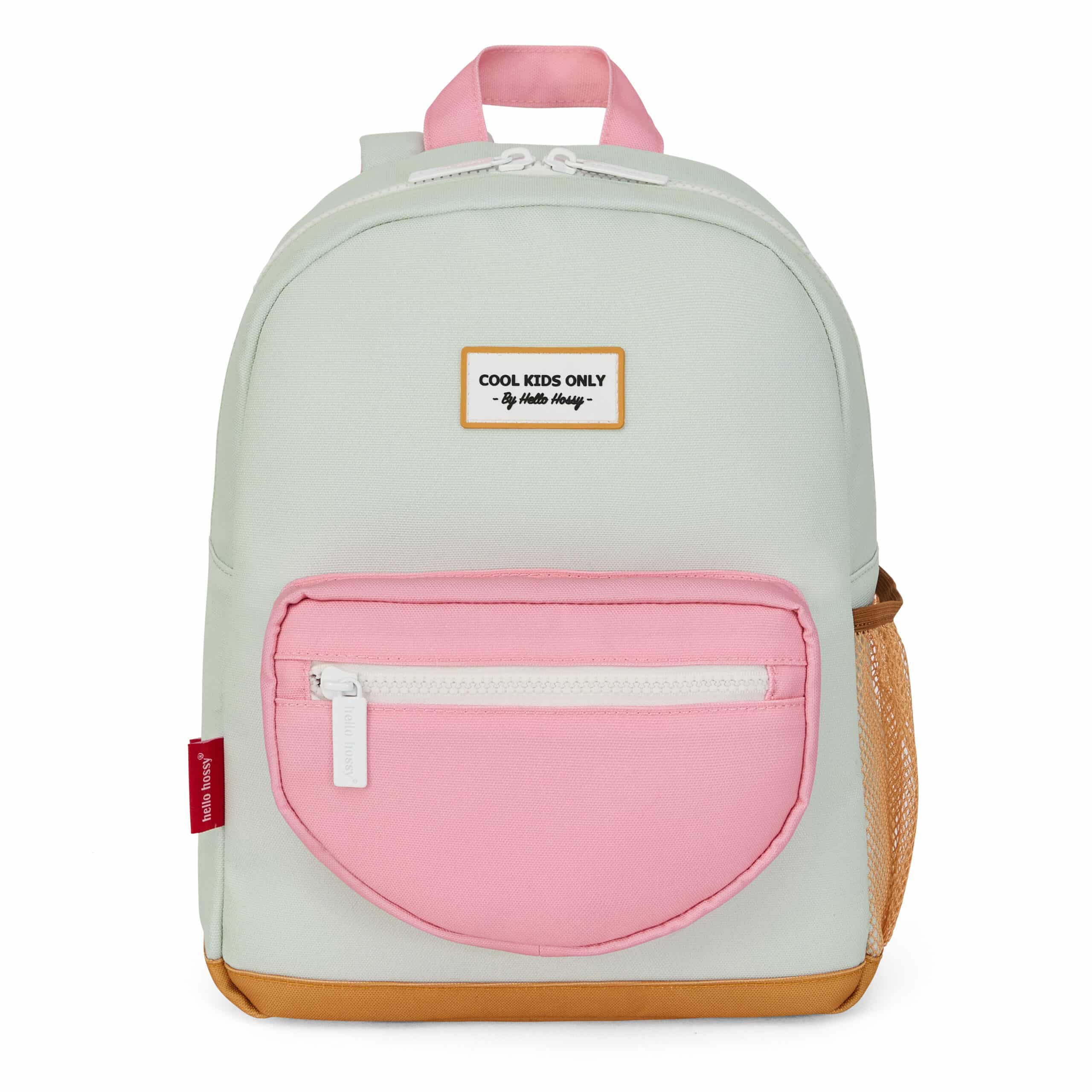 Sac à dos hello hossy mini green vue de face sur fond blanc