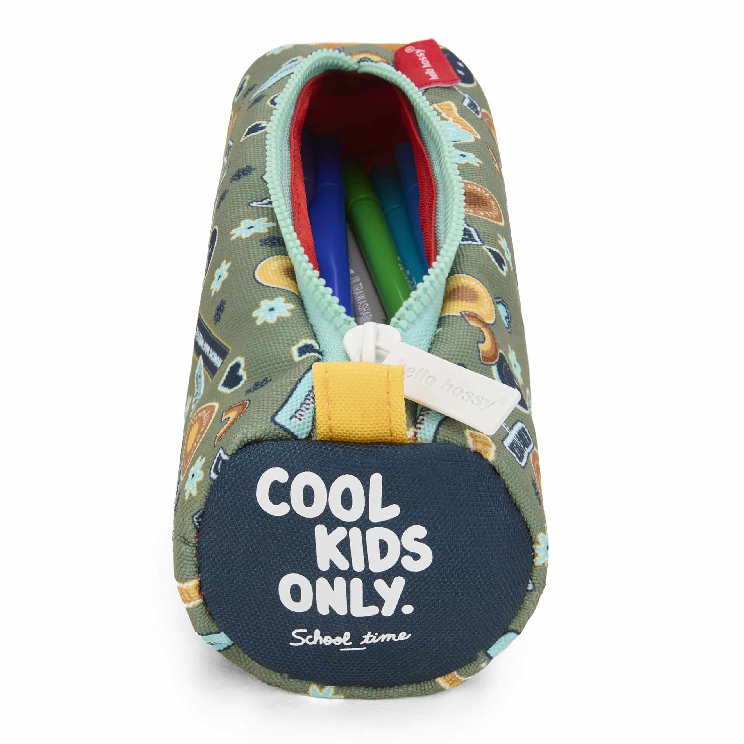 trousse smiley hello hossy de côté sur fond blanc