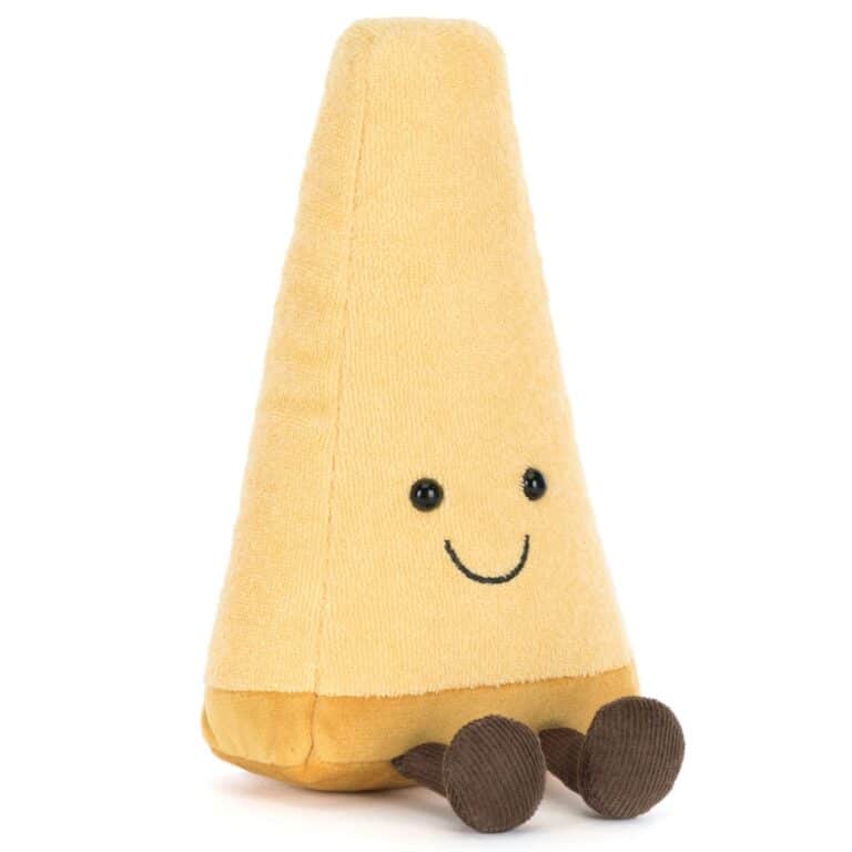 Doudou parmesan de chez Jellycat, magasin de jouets à Vannes Amuseables parmesan