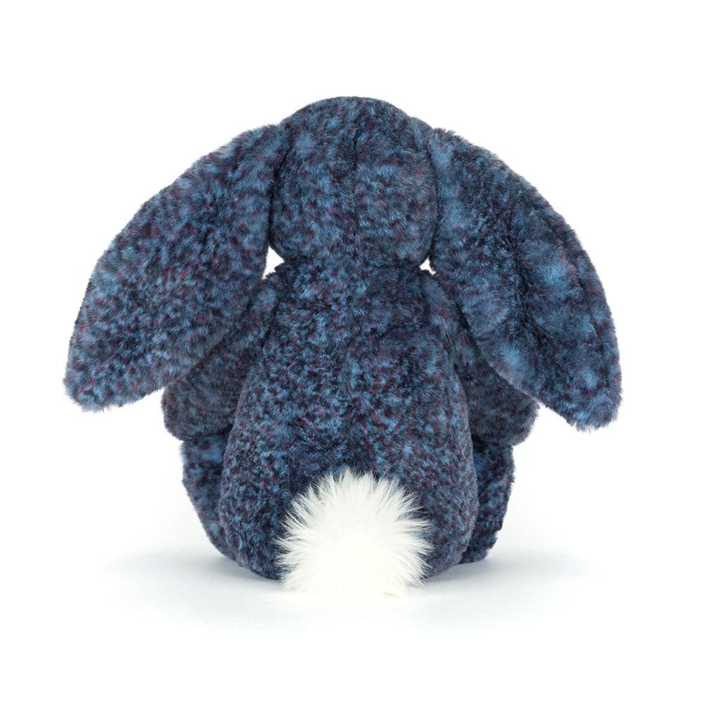 Doudou lapin de luxe Hopscone  – Jellycat - Vue de dos sur fond blanc