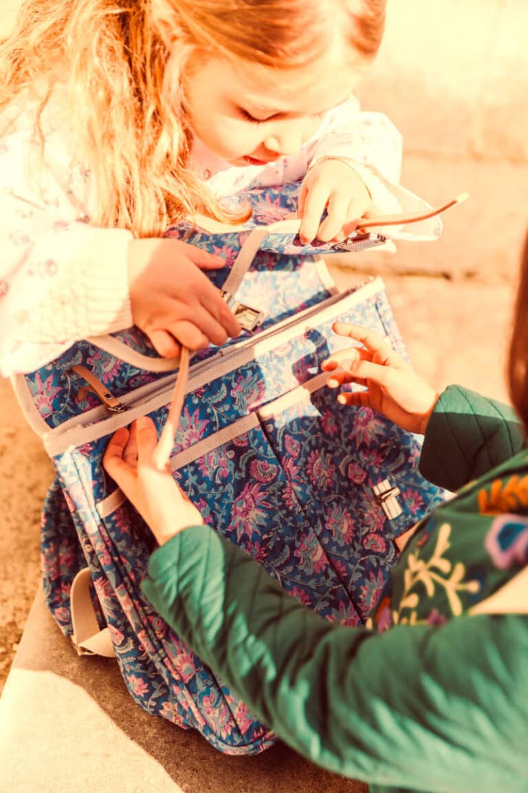 cartable jojo factory louise misha ambiance fillette ouvert