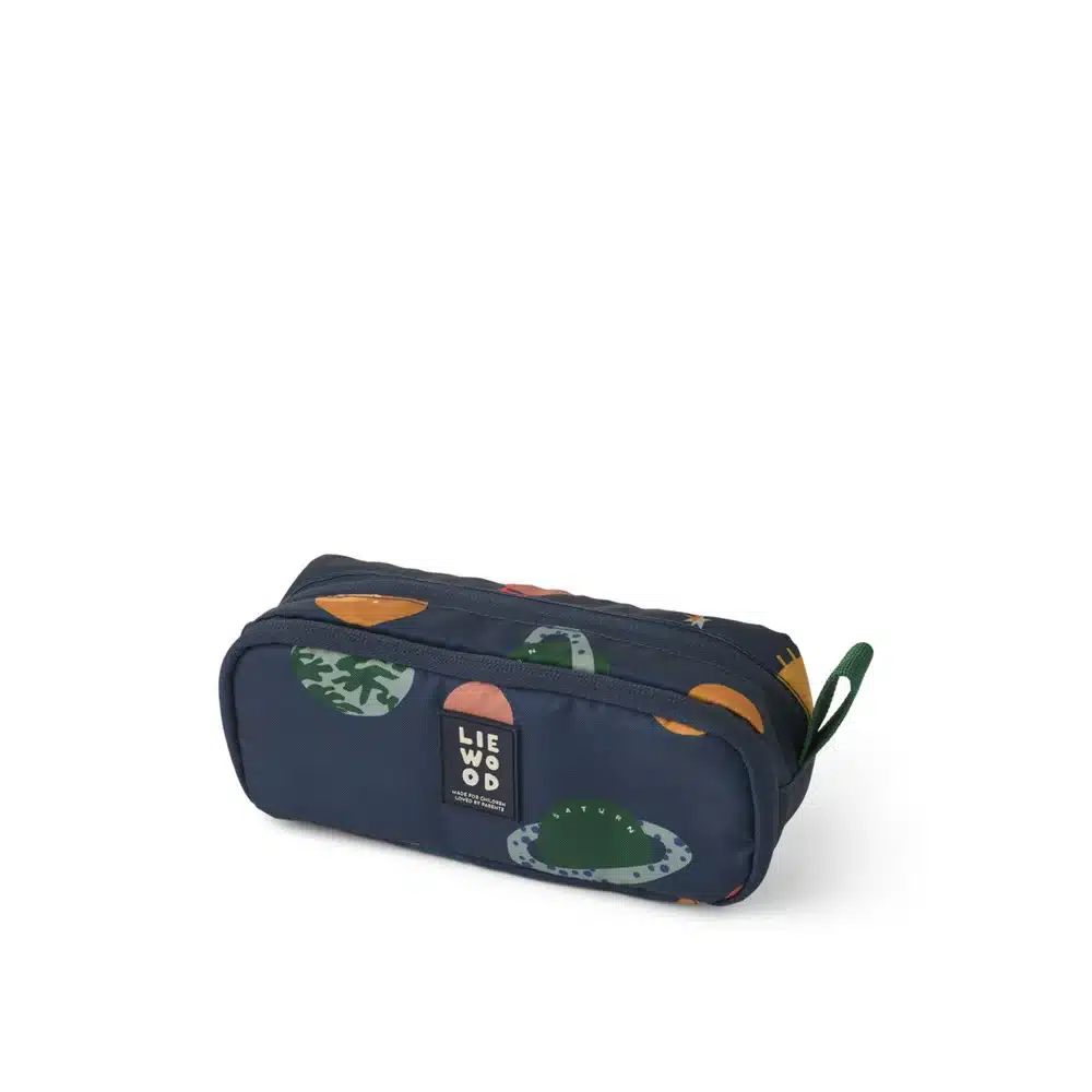 Trousse univers bleu marine Liewood sur fond blanc