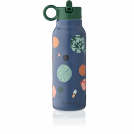Gourde univers bleu marine liewood vue de face