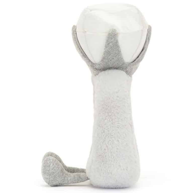 Jellycat Amuseable Diamond Ring peluche bague diamant 20cm gris